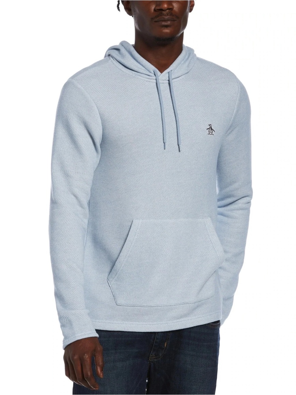 Original Penguin Jacquard Hoodie Sweatshirt Size Large